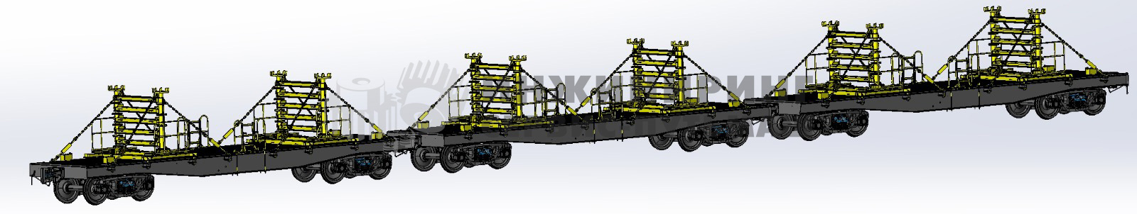 OPR-100 platform coupler for transporting rails