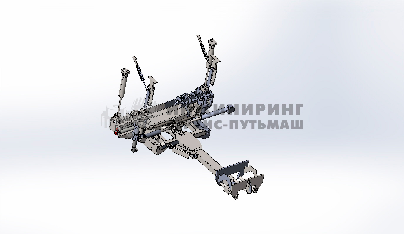 Lifting and straightening device