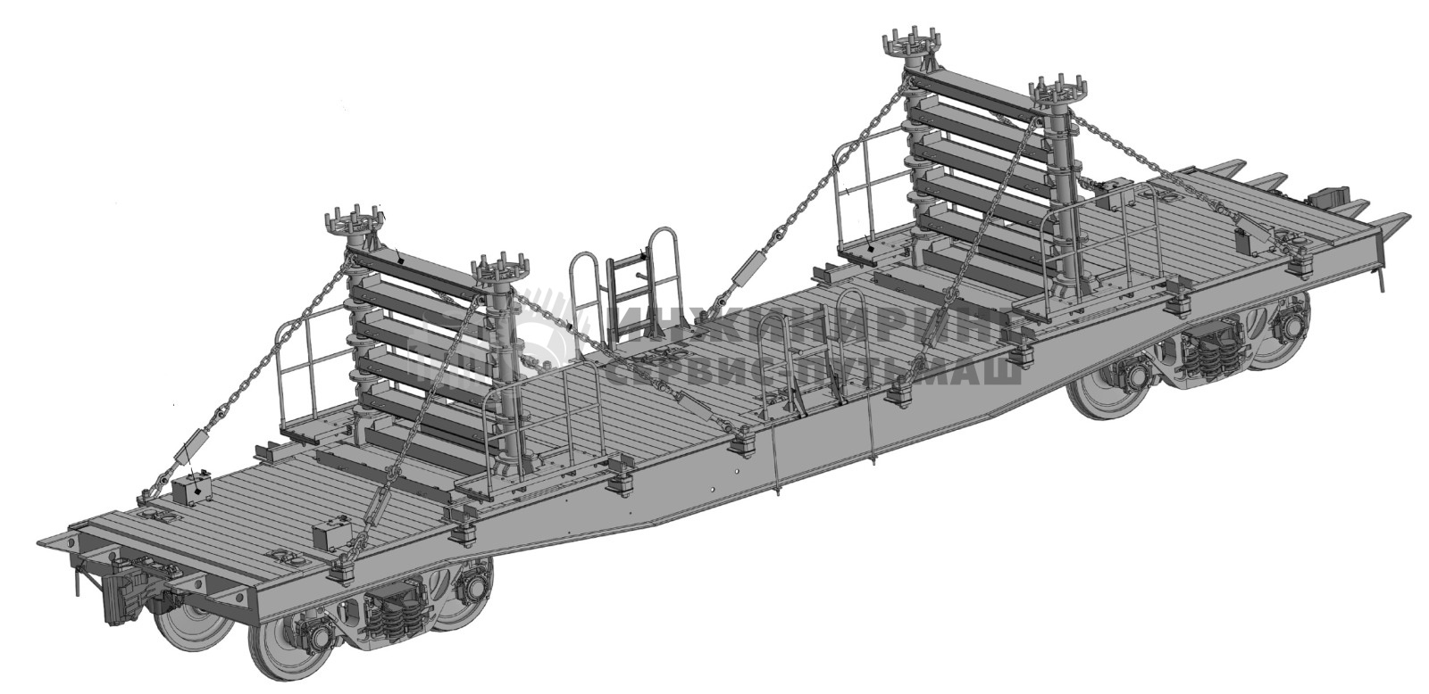 OPR-100 platform coupler for transporting rails