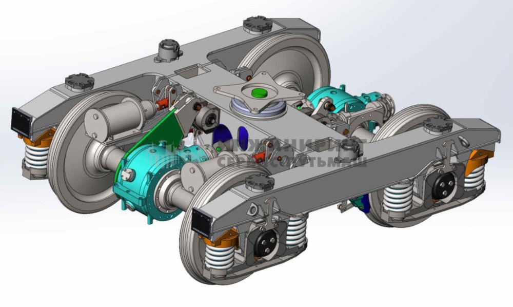 Leading bogie