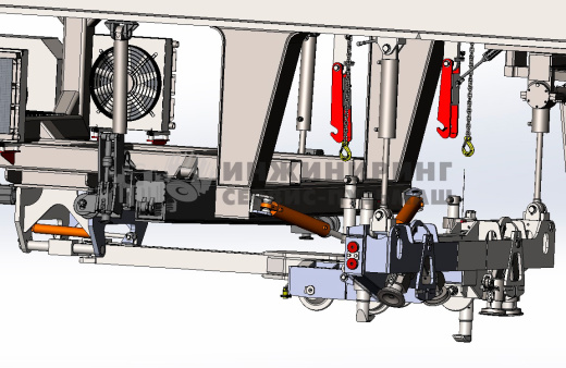 Lifting and straightening device