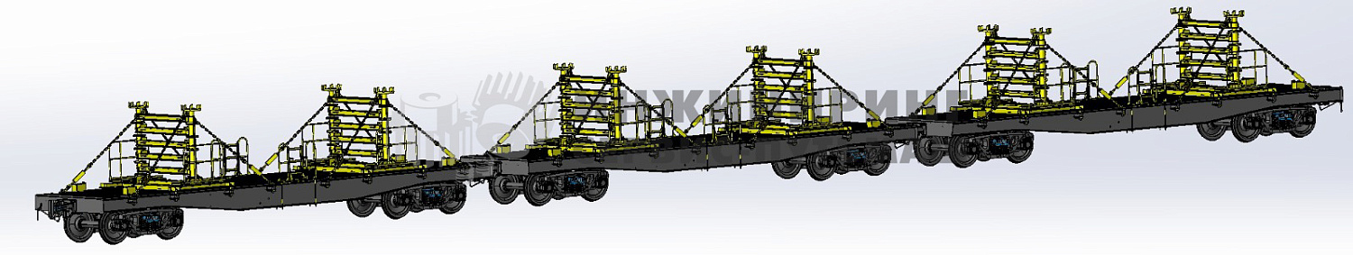 OPR-100 platform coupler for transporting rails
