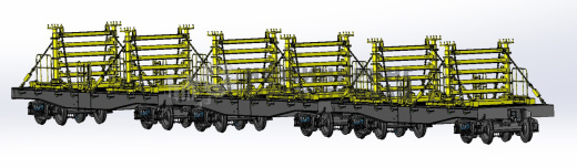 OPR-100 platform coupler for transporting rails