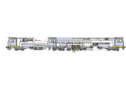 Straightening-tamping-surfacing machine PM-03-48