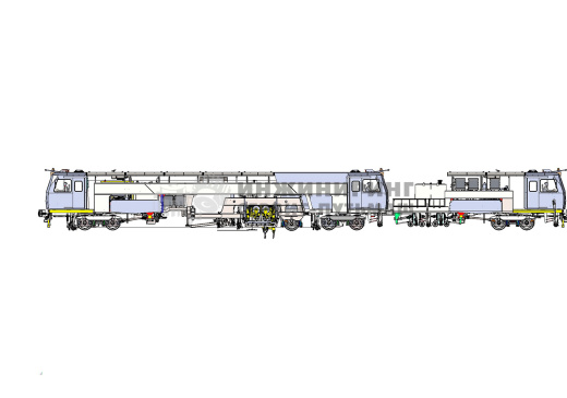 Straightening-tamping-surfacing machine PM-03-48