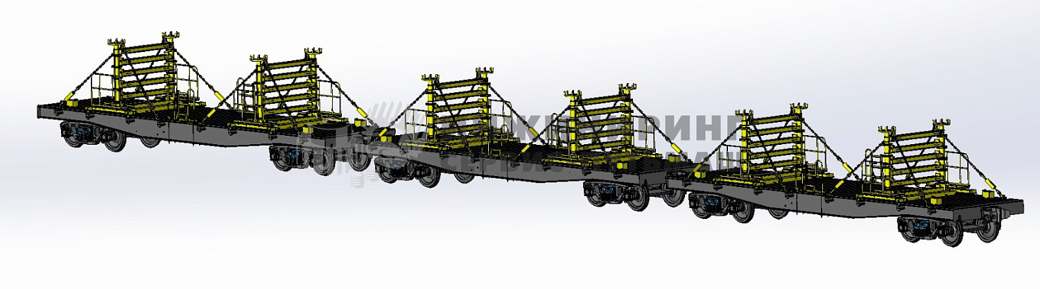 OPR-100 platform coupler for transporting rails