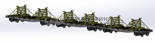 OPR-100 platform coupler for transporting rails