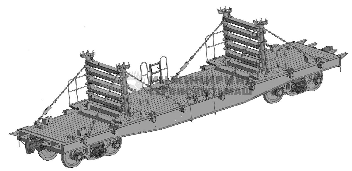 OPR-100 platform coupler for transporting rails