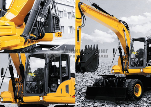 Hybrid road-rail excavator